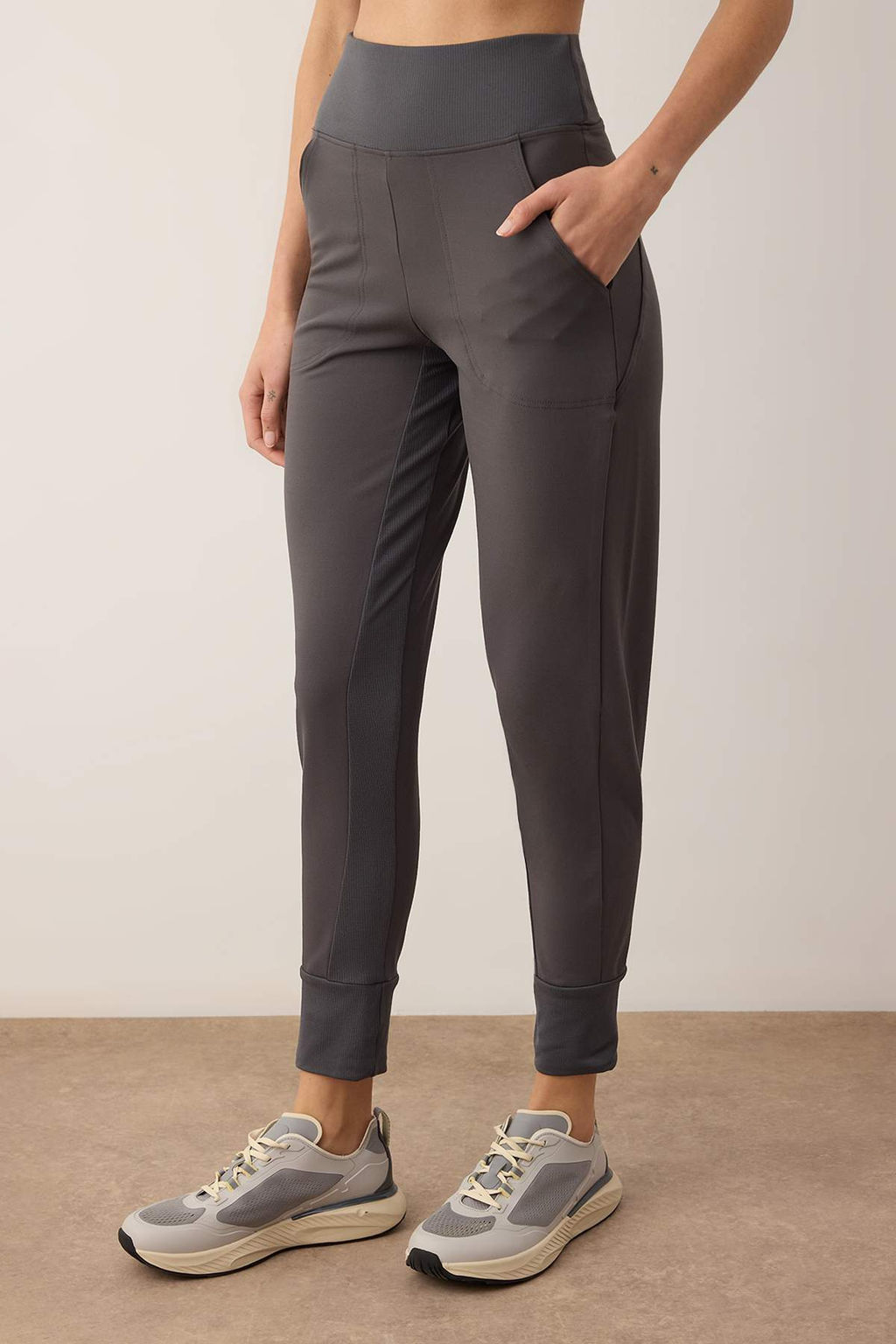 Antrasit Duz F?rcal? Scuba Sportswear Esofman Alt? THMAW26EA00005 - Trendyolmilla фото 3