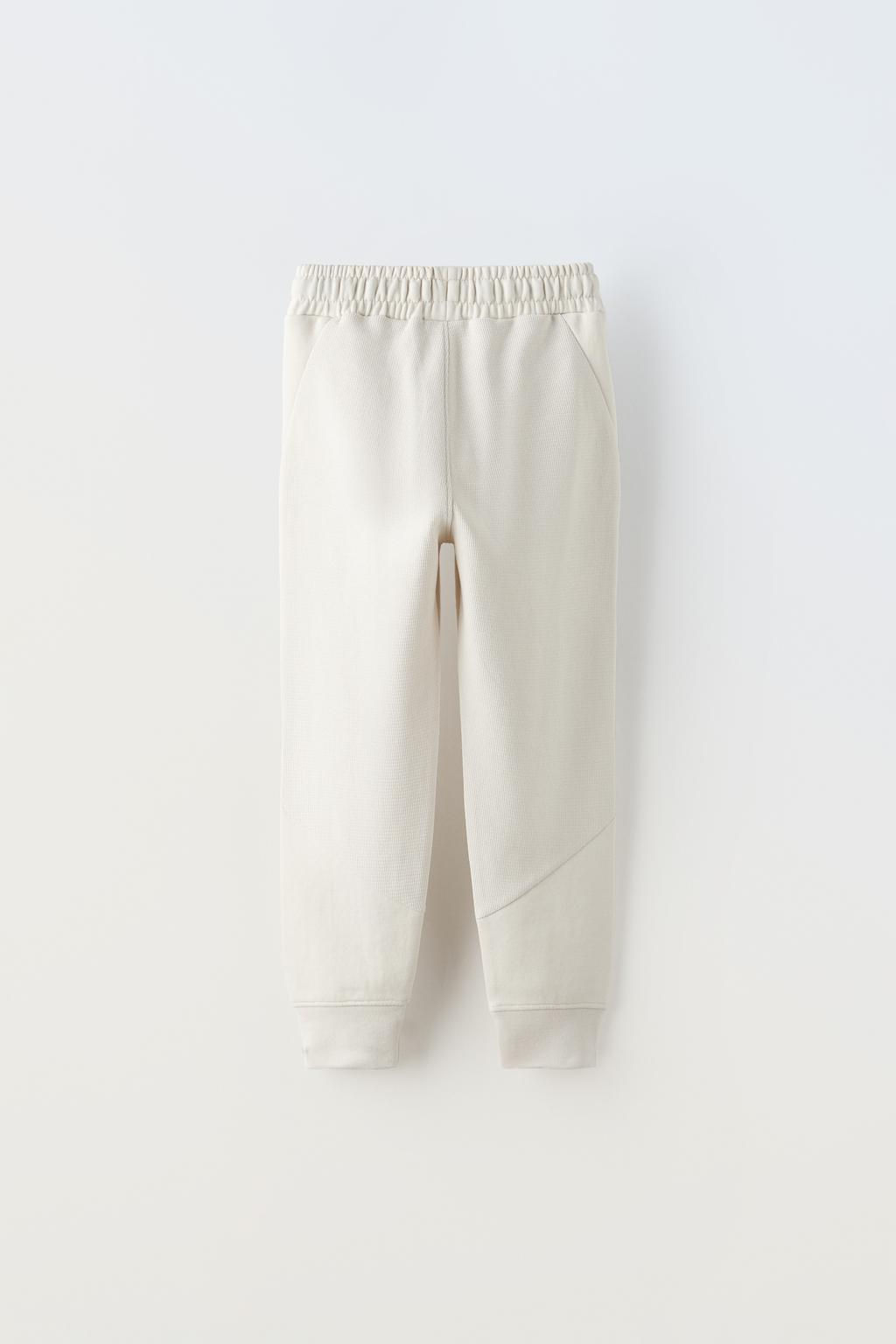 SEAMED VELOUR TROUSERS - Zara фото 2