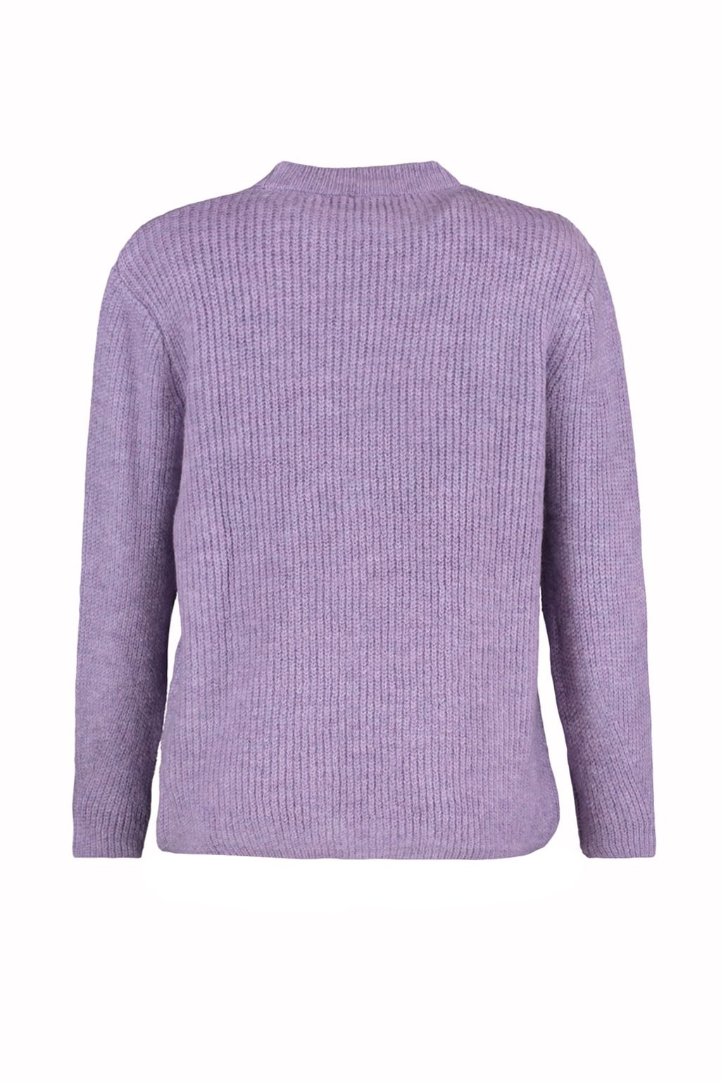 Lila Genis Kal?p Yumusak Dokulu Basic Triko Kazak TWOAW20FV0142