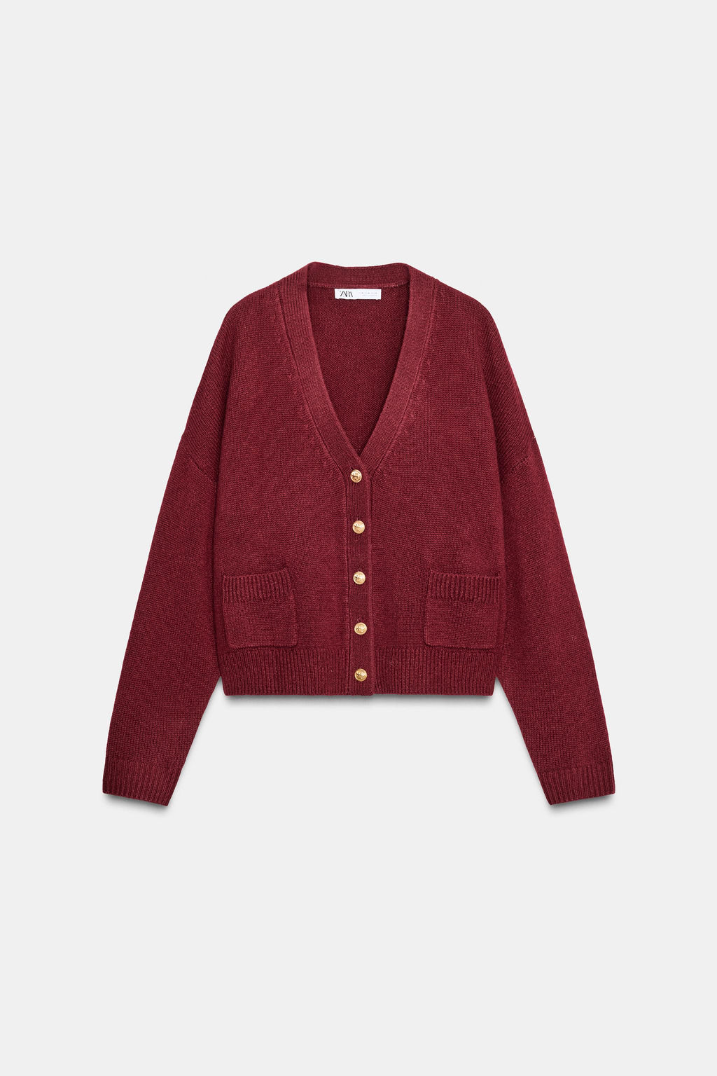 100% WOOL JACKET WITH GOLD BUTTONS - Zara фото 5