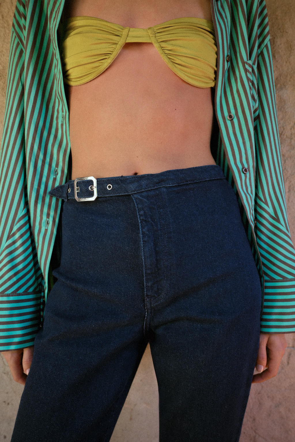 JEANS Z1975 CAPRI CINTUR?N / Azul - Zara фото 4