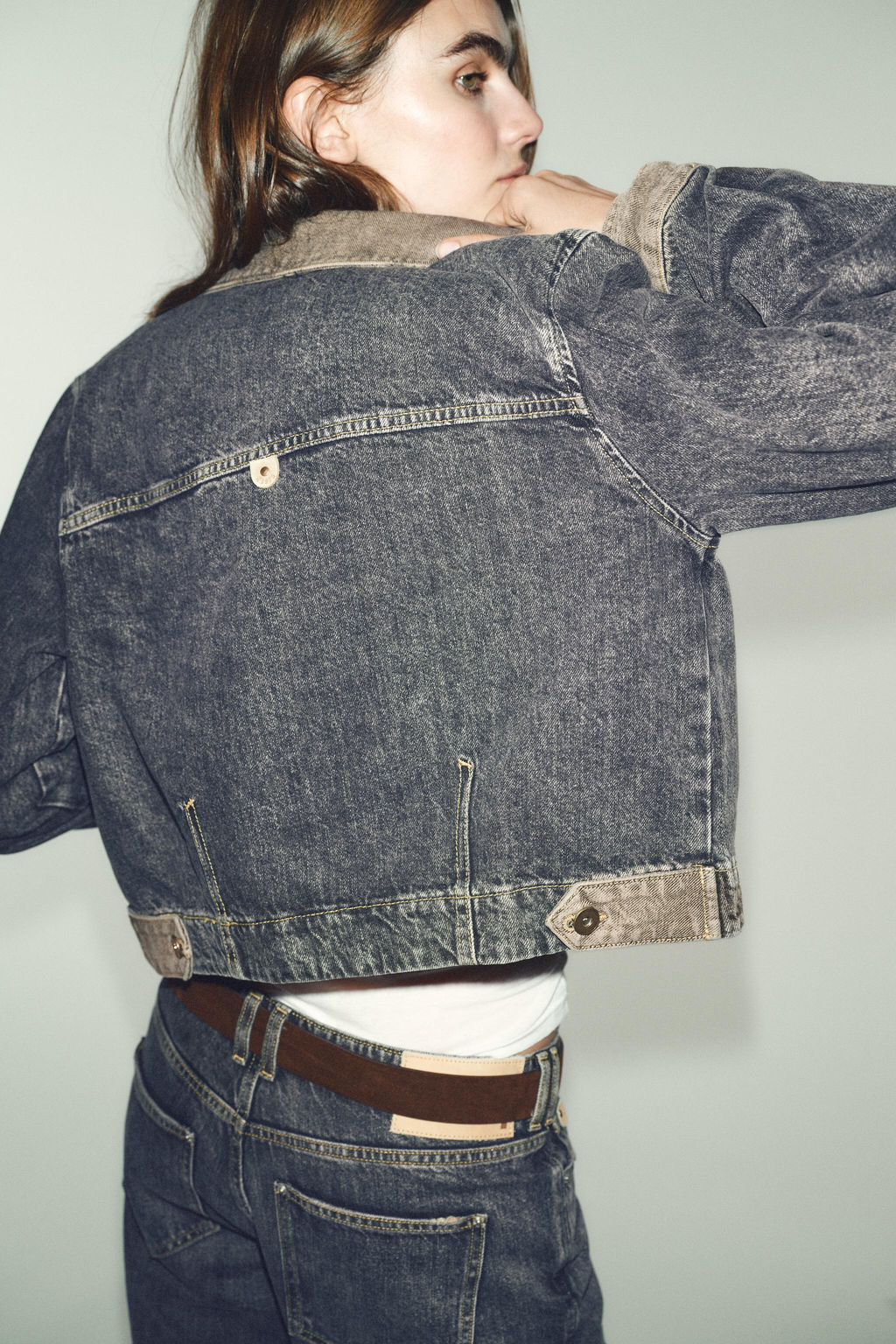 Z1975 COMBINED DENIM JACKET - Zara фото 7