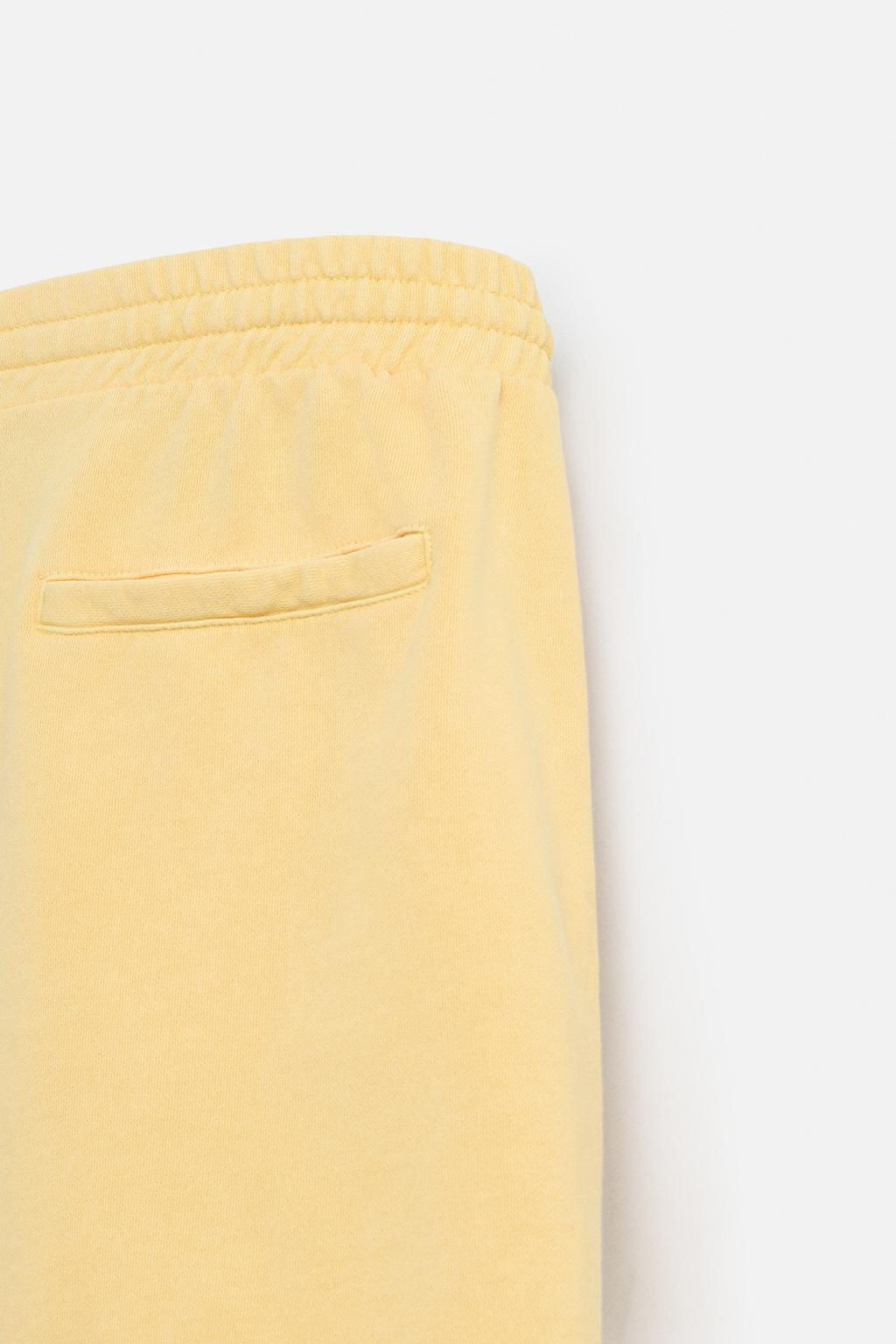 WASHED RELAXED FIT JOGGER BERMUDA SHORTS - Zara фото 29