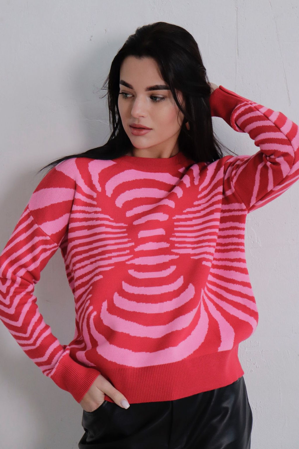 10369 Джемпер розово-красный - Martichelli фото 3