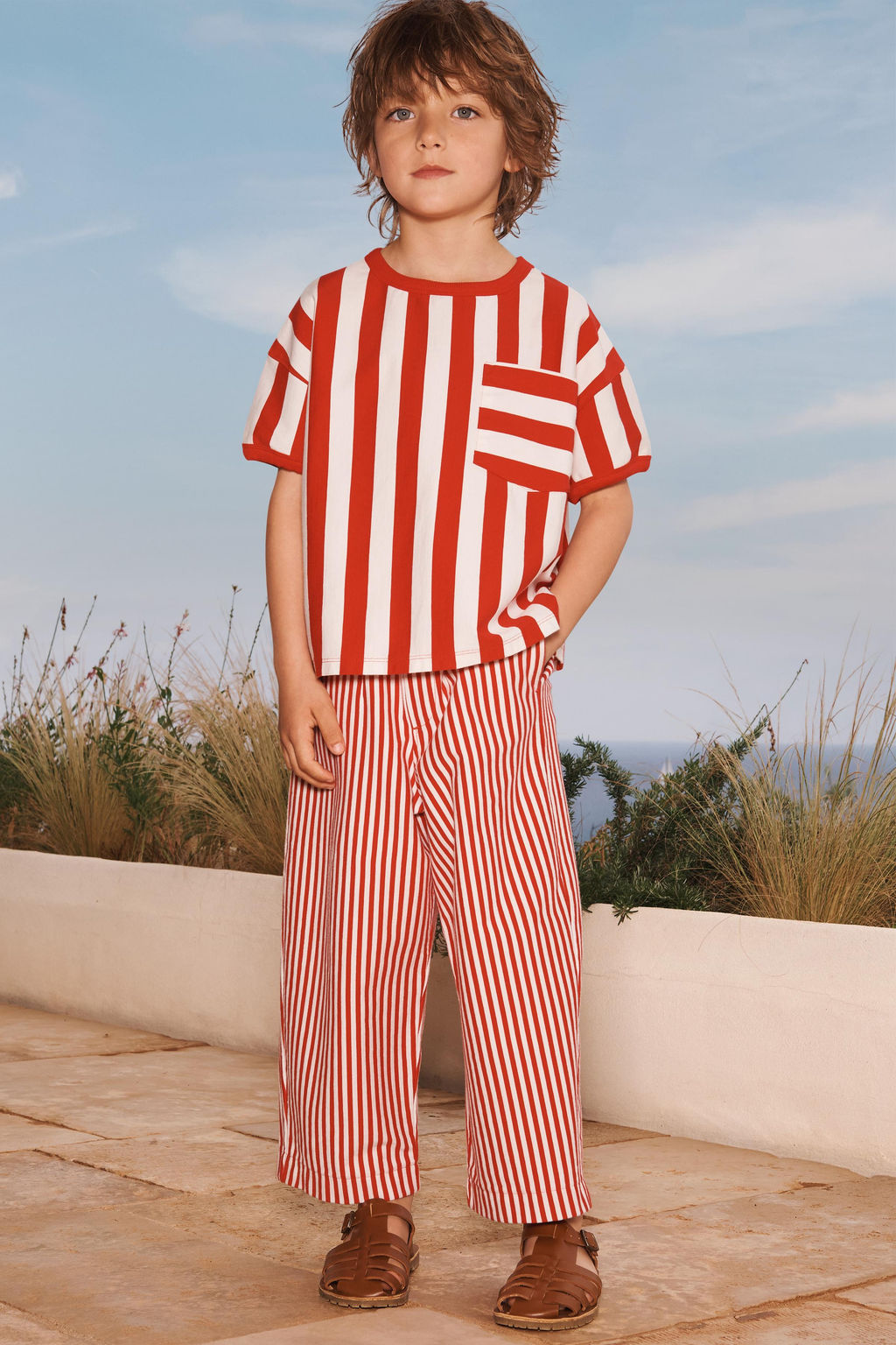 LIMITED EDITION STRIPED BALLOON TROUSERS