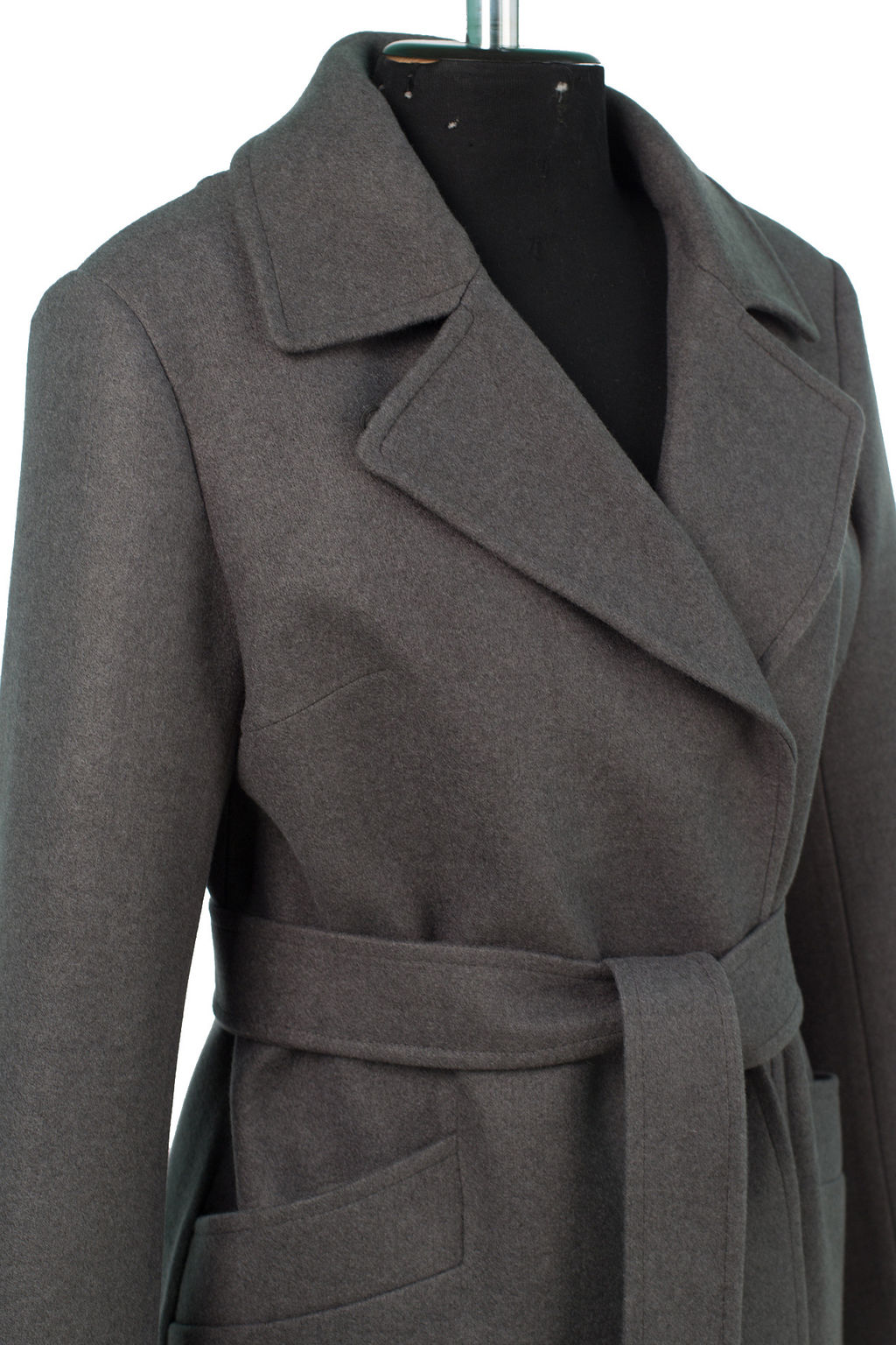 01-11105 Пальто женское демисезонное (пояс) - El podio фото 10