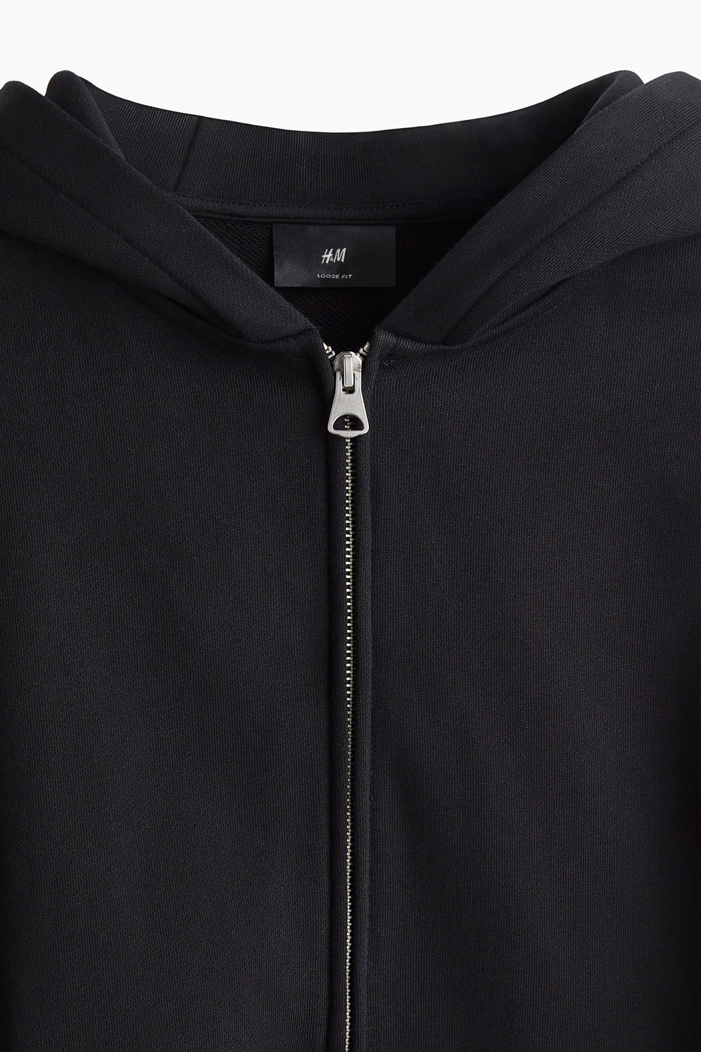 Chaqueta sudadera boxy con cremallera Loose Fit - H&m фото 8