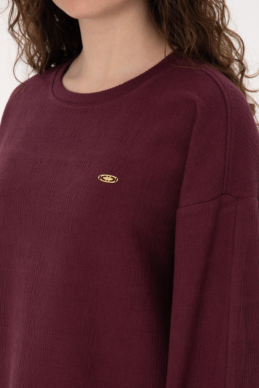 Kad_n Bordo Sweatshirt - U.s. polo assn фото 7