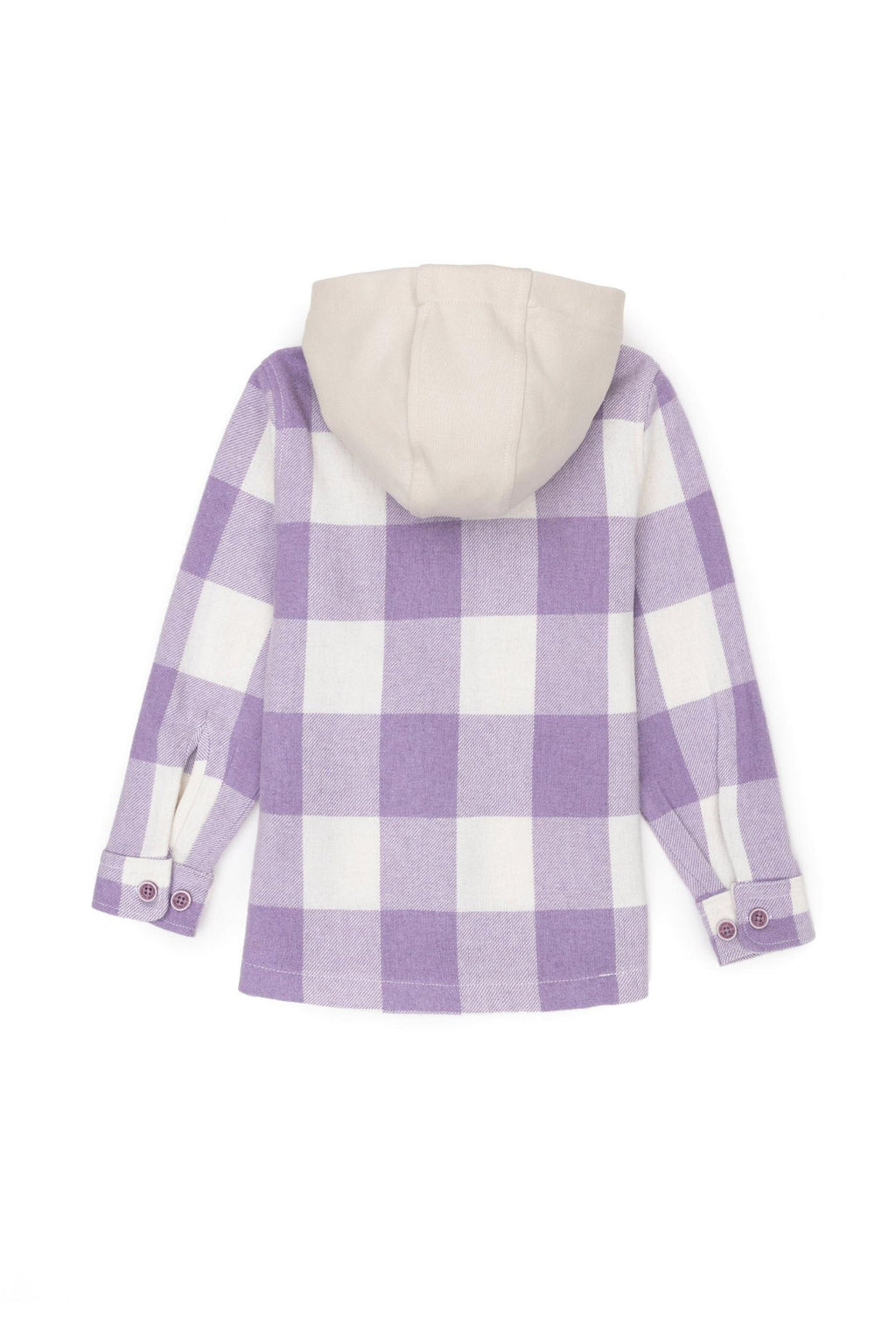 Сиреневая рубашка с капюшоном и длинными рукавами для девочки - U.s. polo assn фото 10