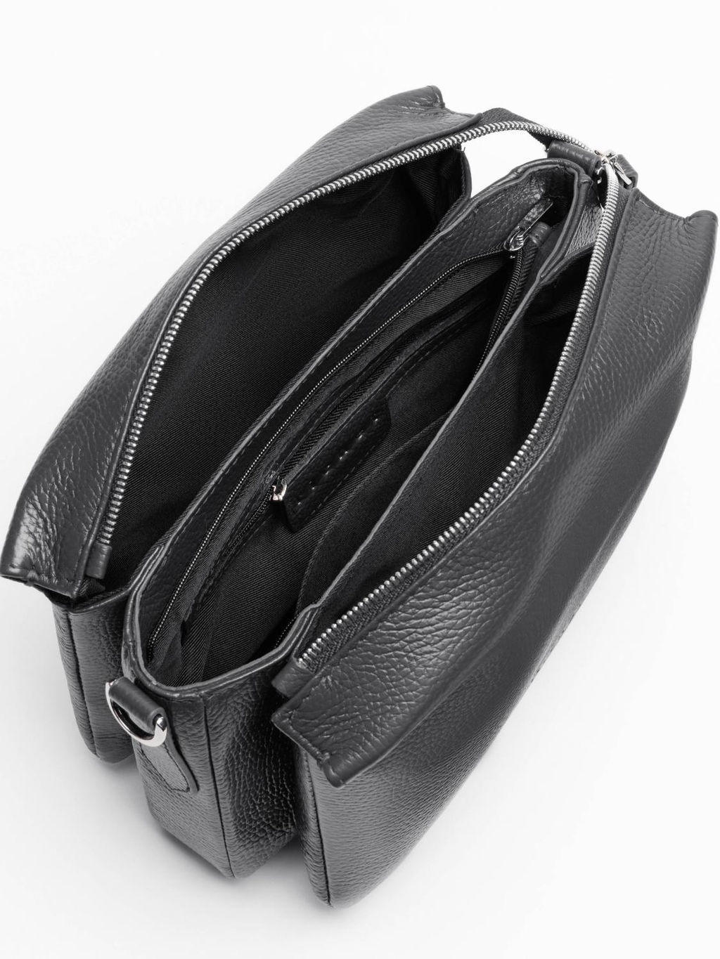 Женская кожаная сумка Richet 3280LN 303 Серый