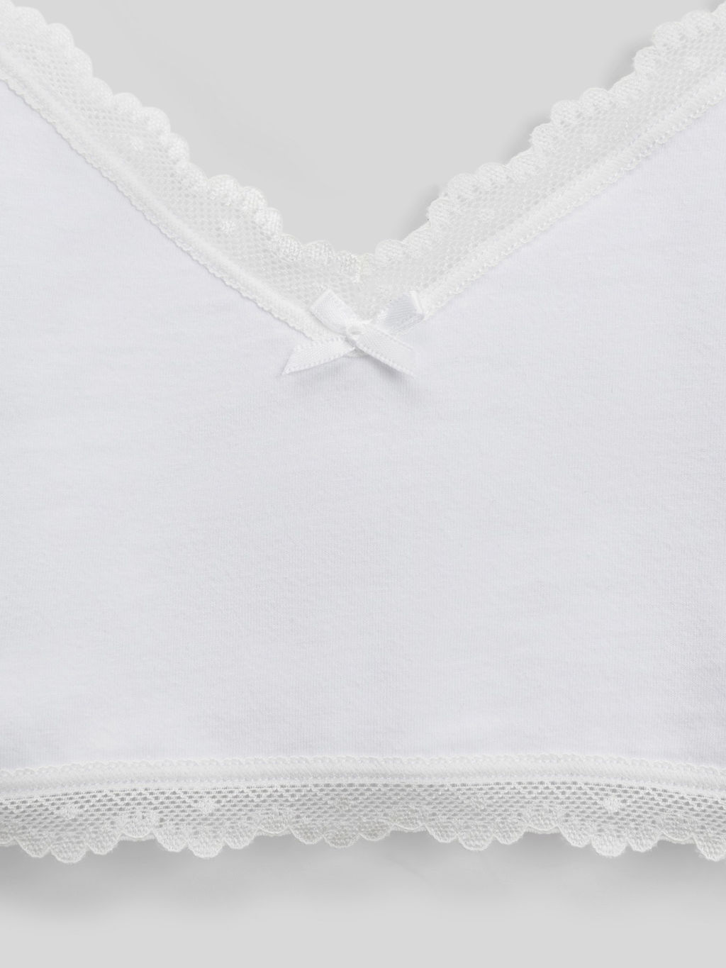 ACOOLA / Топ бельевой детский для девочек Grusha белый  фото 3